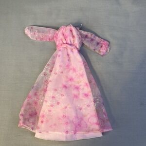 Vintage 1978 Kissing Barbie Doll Original Pink Floral Dress #2597 Mattel 70's